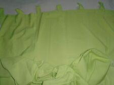 Gardinen Vorhänge Blickdicht,  2 Schals mit Schlaufen, Hellgrün, 135 x 224 cm