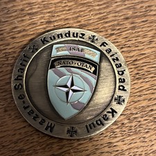 Nato Orden Einsatz Coin Bundeswehr ISAF  C587