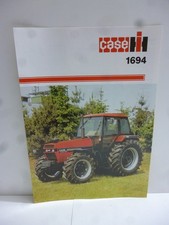 CASE IH International 1694 Traktor Original altes Schlepper Prospekt 2 Seiten