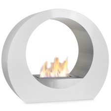 Ethanol Kamin 90x 36x78 weiß