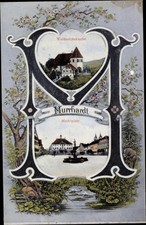 Buchstaben Ak Murrhardt in Württemberg, M, Marktplatz,... - 10870188