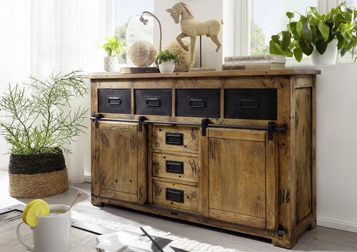 Sideboard kommode massivholz - kommode,