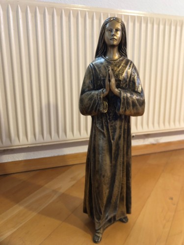 Bronzefigur madonna skulptur - bronzefigur,