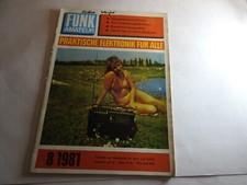 Funkamateur Praktische Elektronik Für Alle 8/1981  Zeitschrift DDR