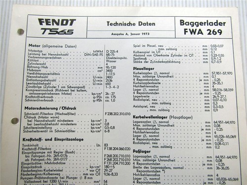 Fendt fwa 269 - fendt, 65