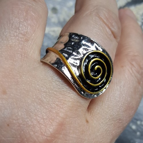 Handgefertigter spiral ring - handgefertigter, spiral-ring