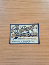 ☆☆Bieretikett Böhmisch