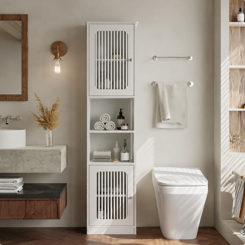 163cm hoher badezimmerschrank - hoher,