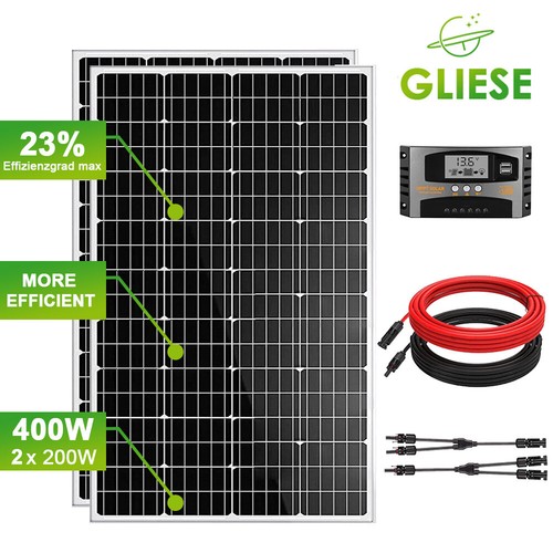 400w solarmodul set solarpanel - set,