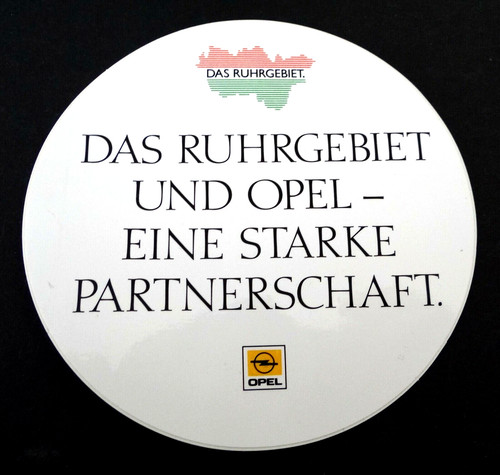 Werbe aufkleber das - werbe-aufkleber, ruhrgebiet