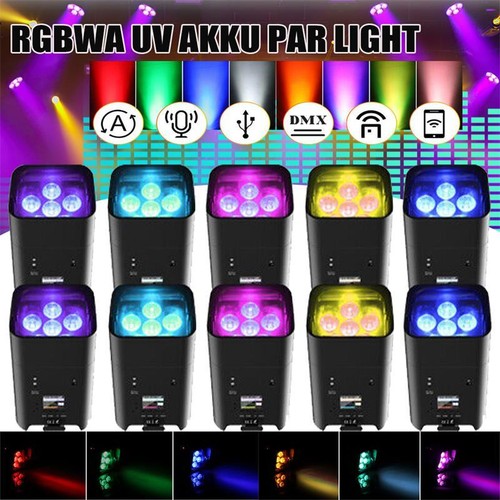 10x rgbwa 108w 6 led - rgbwa,