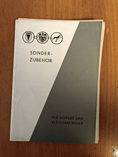 DKW Victoria Sonderzubehör Moped Kleinkraftrad Bedienungsanleitung Literatur KB