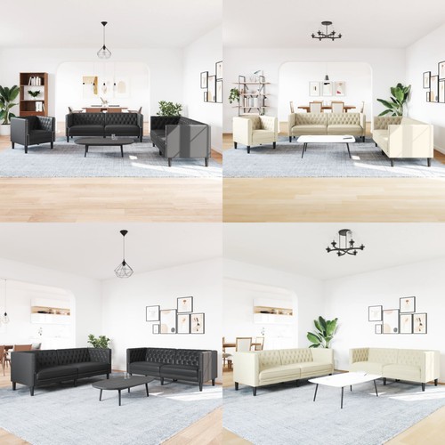 Chesterfield sofa set - sofa,