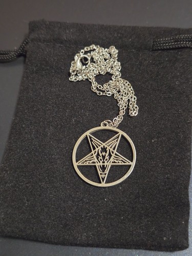 Pentagramm baphomet anhänger - pentagramm,