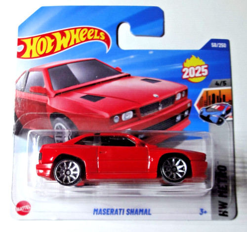 Hot wheels maserati shamal - hot,