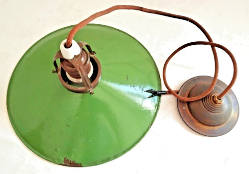Antike blech deckenlampe - blech, in