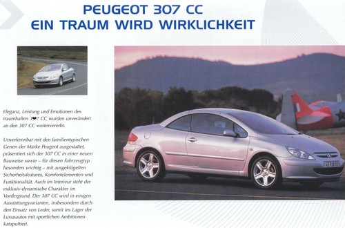 Peugeot 307 cabrio prospekt - 307,