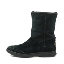 UGG Damen 1004350 Boots Schwarz Wildleder Mittel Classic Stiefel EU 38