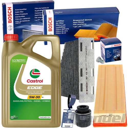 Bosch filterset castrol 5w30 - filterset+castrol,