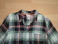 Street One Bluse Longbluse kariert Viskose Gr. 40/42