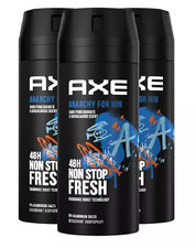 3 x Axe Deodorant Body Spray