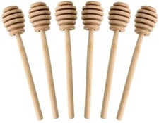 6x Handarbeit Honig Dipper