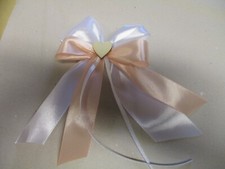 10x Türschleifen, Autoschleifen, versch. Anlässe,Hochzeit,Antenne weiß +