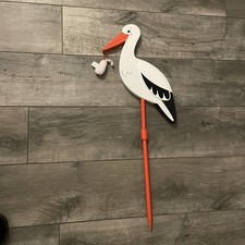 GOKI Blumenstecker Storch mit