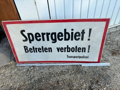 Original reichsbahn schild - reichsbahn,