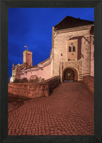 Wartburg schloss bei nacht - wartburg,
