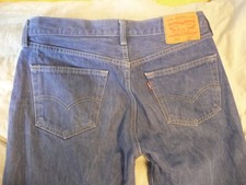 Levis 501, W34 L32, blau, real vintage