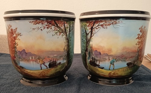 Porzellan übertöpfe vasen - 2x,