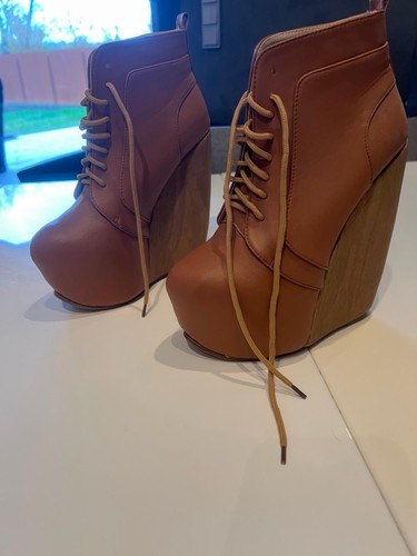 Damen plateau stiefelette - plateau,