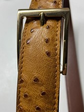 Straussenleder Gürtel 3.5 cm