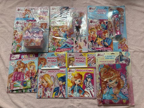 Winx club magazine set - winx,