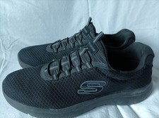 SKECHERS LITE-WEIGHT SPORTSCHUHE SNEAKER Gr. 44 UK 9,5 SCHWARZ