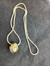 Wunderschöne Silberkette mit Kugelanhänger, 70cm, sehr gut