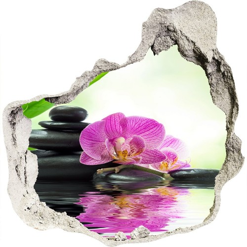 Orchidee motive 125x125 - 125x125, cm
