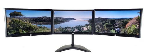 Triple screen monitor setup - triple,