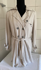 Via Appia leichter Mantel Blazer Hemd Kleid beige Gr. 40, Wildleder Optik