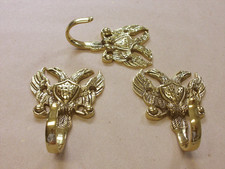 Garderobenhaken Messing ADLER