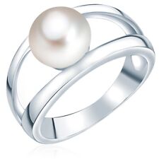 Valero Pearls Damen Perlen-Ring aus Sterling Silber mit Süßwasser-Zuchtperle