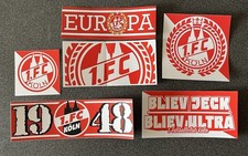 6 X  1.FC Köln Aufkleber