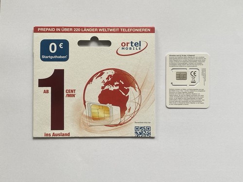 Ortel sim card german - german,