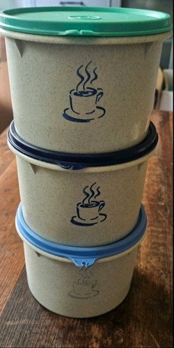 3er set vintage tupperware - 3er,