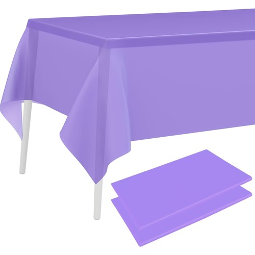 Tischdecke kunststoff lila - tischdecke,