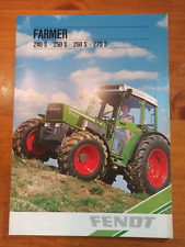 Prospekt niederländisch Fendt Farmer 240s 250s 275s brochüre  Traktor Schlepper