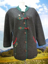 Arber Strickmoden Walker Schurwolle mit Applikation Trachtenjacke Jacke Gr.40