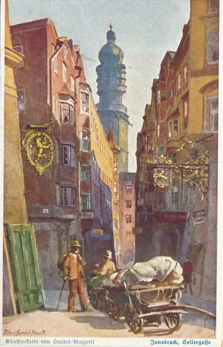 Aus innsbruck seilergasse - ak,