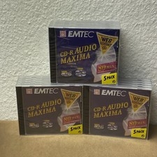 15x EMTEC CD-R Audio Maxima 80